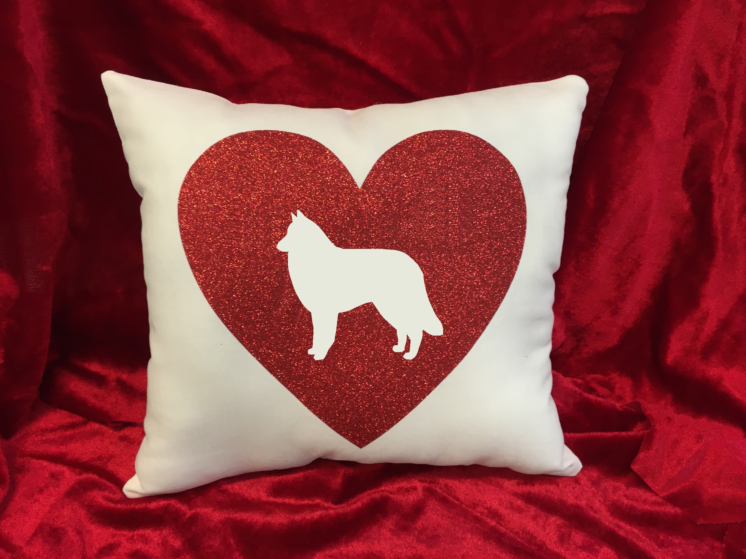 Dogs - Throw Pillow - Belgian Tervuren